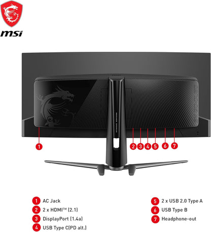 MSI MAG 341CQP QD-OLED 34" Curved Gaming Monitor