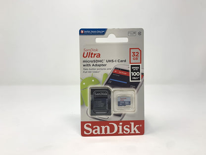 SanDisk SDSDQUAN-032G-G4A Ultra 32GB Micro SDHC Card