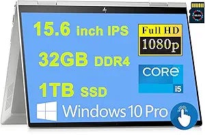 HP ENVY x360 15 i5 32GB RAM 1TB SSD Touchscreen Laptop