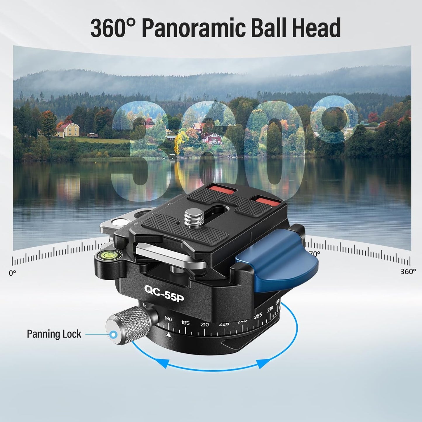 Sirui QC-55P 55mm Quick Release Plate Panoramic Head