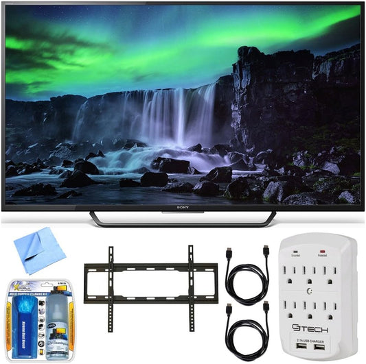 Sony XBR-65X810C 65-Inch 4K Smart Android LED TV Bundle