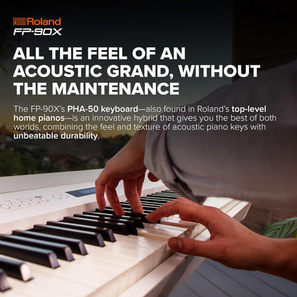 Roland FP-90X-BK 88-Key Portable Digital Piano Amplifier