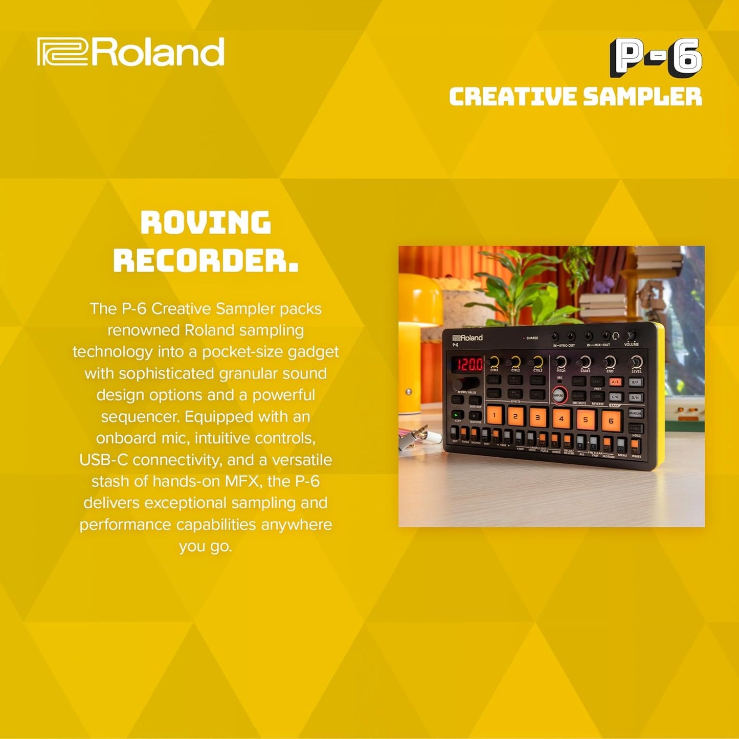 Roland P-6 AIRA Creative Sampler Sequencer