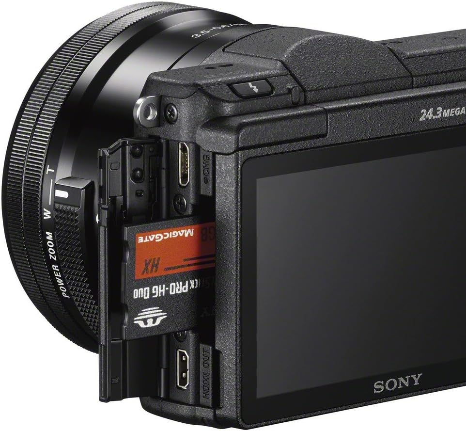 Sony ILCE5100L/B a5100 16-50mm Mirrorless Camera (Renewed)