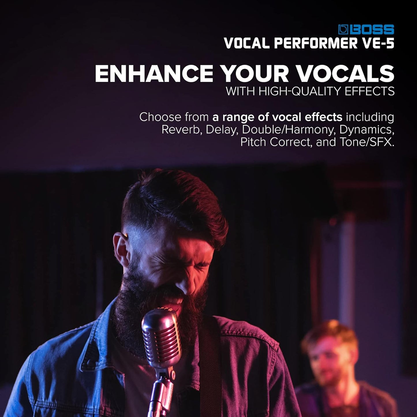 Boss VE5RD VE-5 Vocal Performer Red Effects Pedal