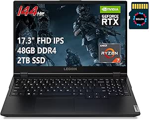 Lenovo Legion 5 17 Gaming Laptop Ryzen 7 RTX 3060