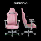 Razer RZ38-03720200-R3U1 Enki Gaming Chair - Pink Lumbar Support