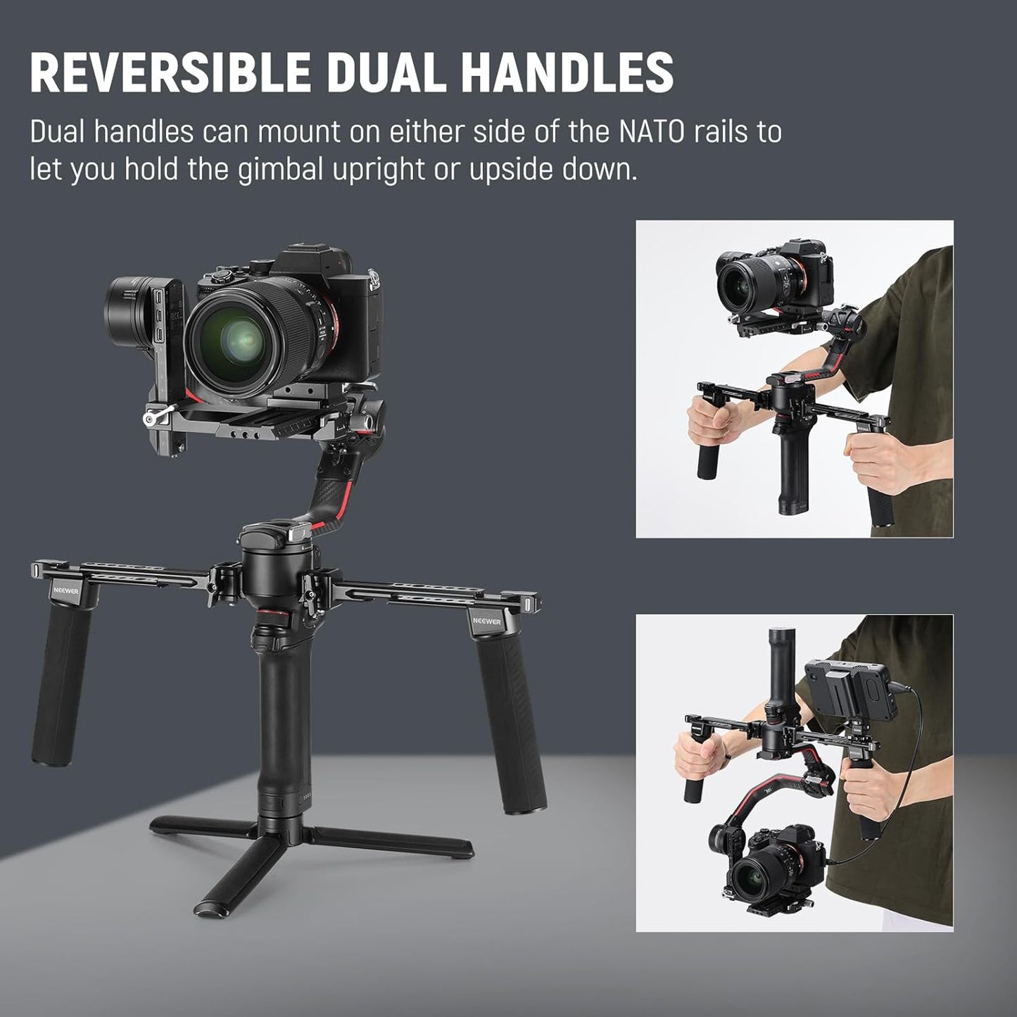NEEWER GA006 Dual Handgrip for DJI RS Series Gimbals