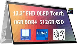 HP ENVY x360 i7 Touchscreen Laptop 32GB MicroSD — main product image
