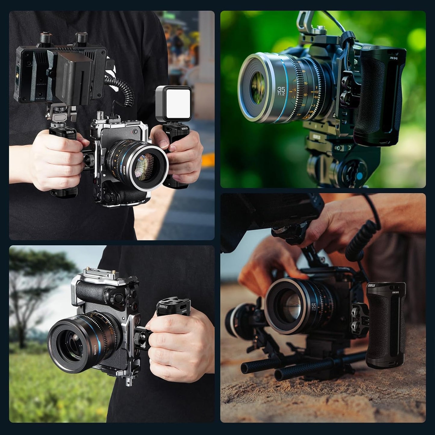 Sirui AM-SHS Adjustable Side Handle with ARRI Mount