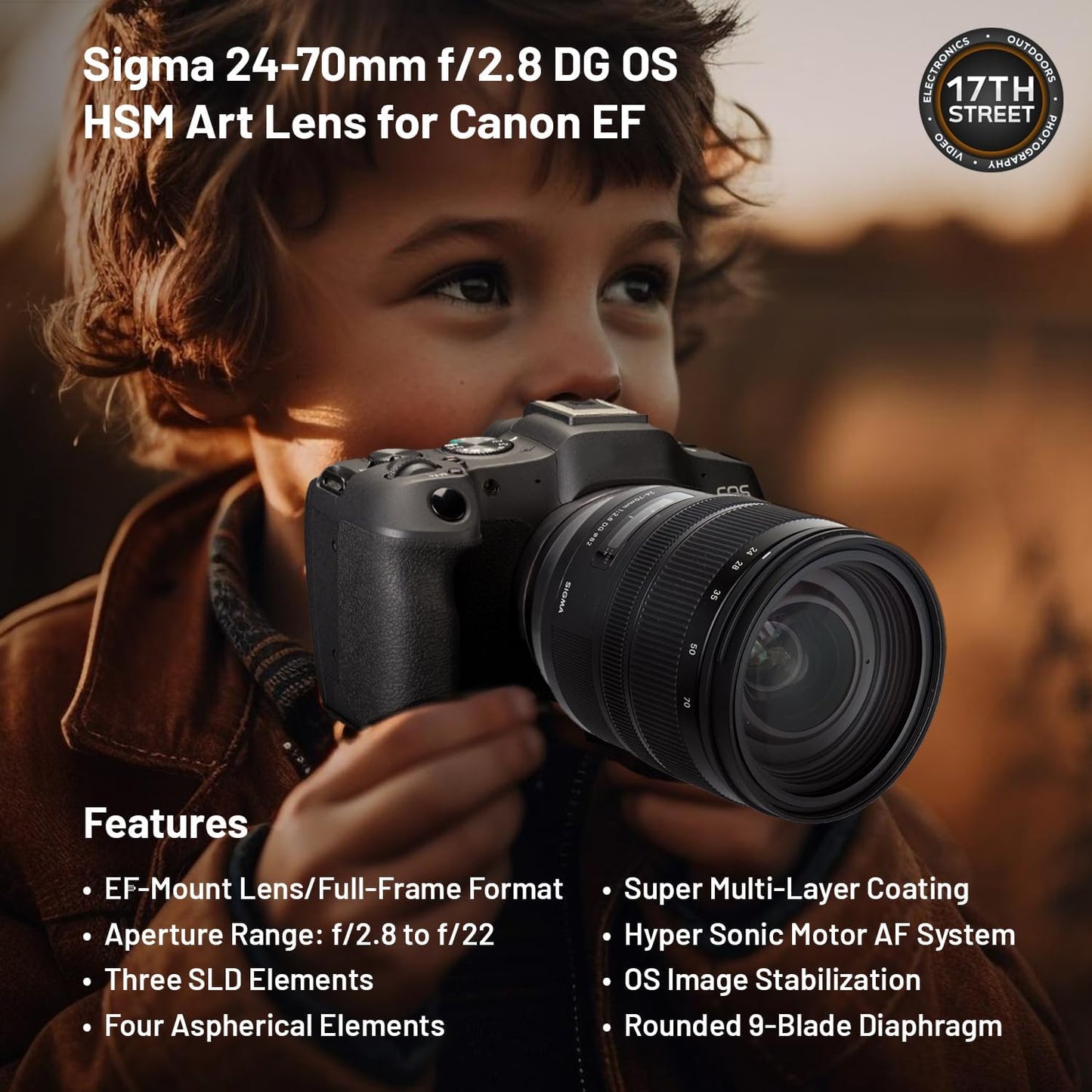 Sigma 24-70mm F2.8 Art Lens Kit for Canon EF