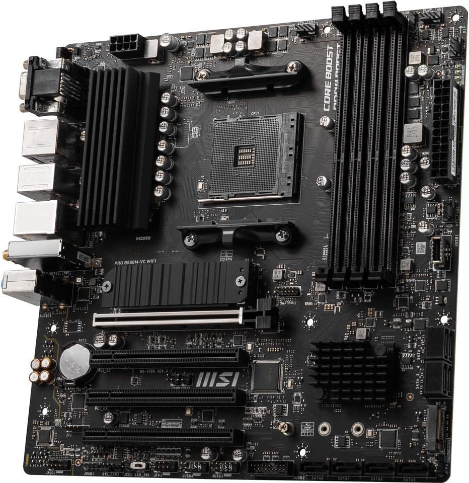 MSI 9B13-144-548 ProSeries B550M-VC WiFi Motherboard