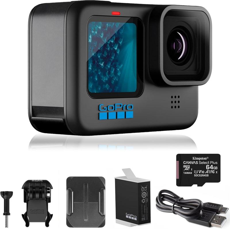 GoPro HERO11 Black Action Camera 64GB SD Card — main product image