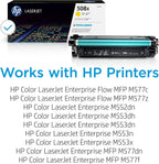 HP 508X Yellow High-Yield LaserJet Toner Cartridge