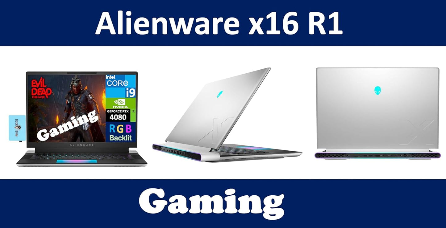 Alienware x16 R1 Gaming Laptop i9 RTX 4080 + Hub