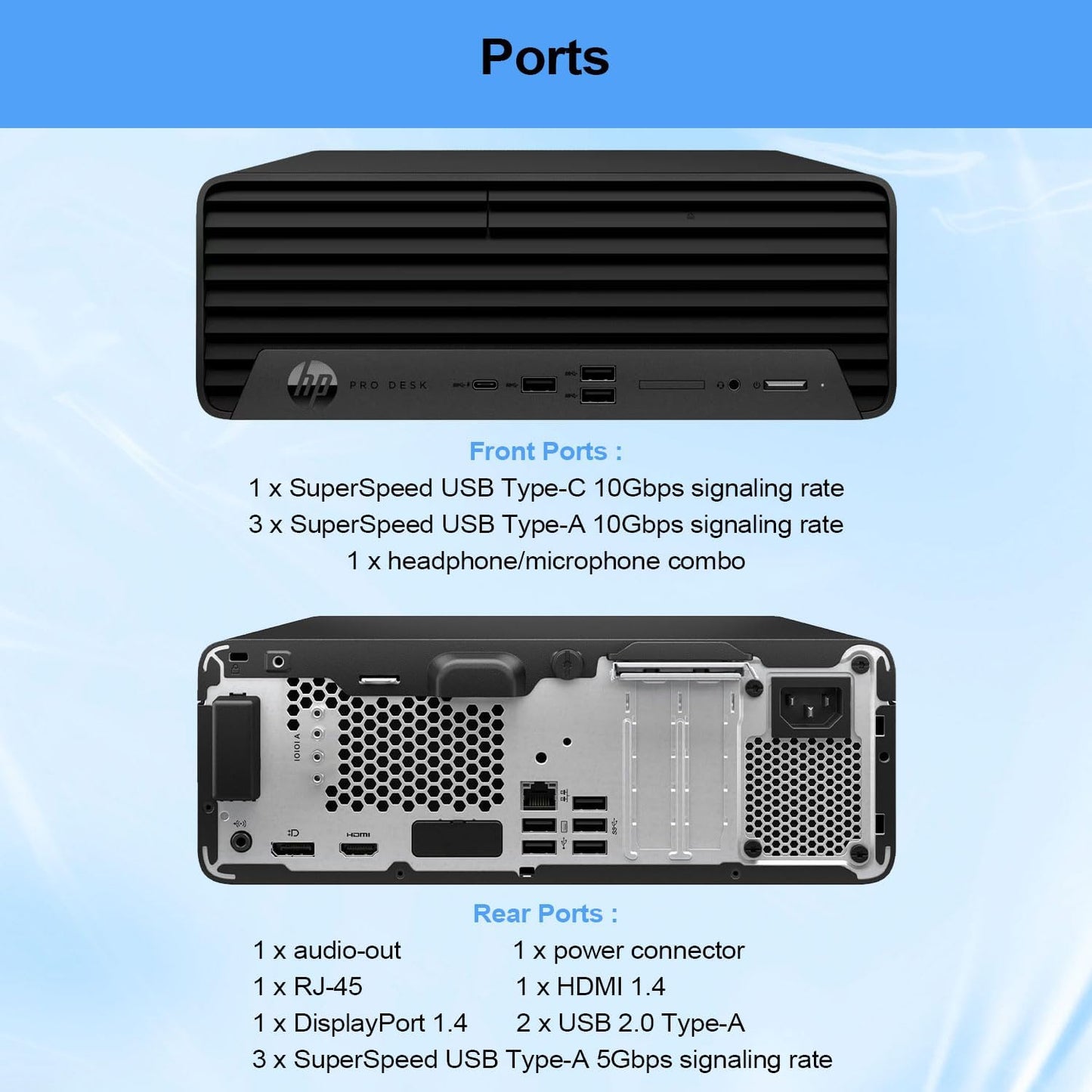 HP Core i5 ProDesk 400 G9 SFF Desktop PC 32GB 1TB SSD