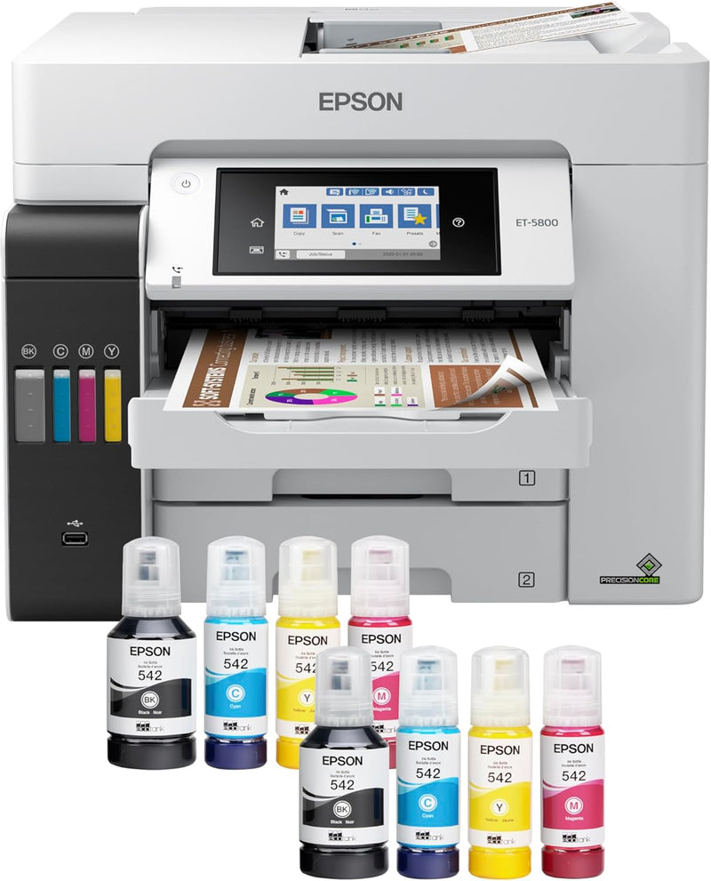 Epson ET-5800 EcoTank Pro Wireless All-in-One Printer — main product image