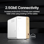 QNAP TS-262 12TB 2-Bay NAS RAID WD Red Bundle