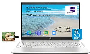HP Pavilion 15 i5 Touchscreen Laptop Bundle — main product image