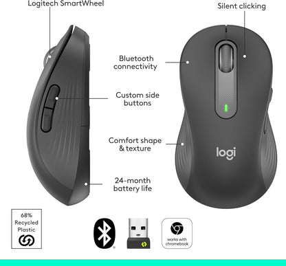 Logitech 910-006234 Signature M650L Left Wireless Mouse