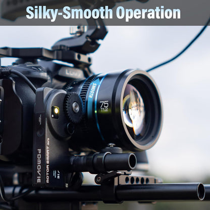 Sirui MS75L-B-AM Night Walker 75mm T1.2 Cine Lens - L Mount