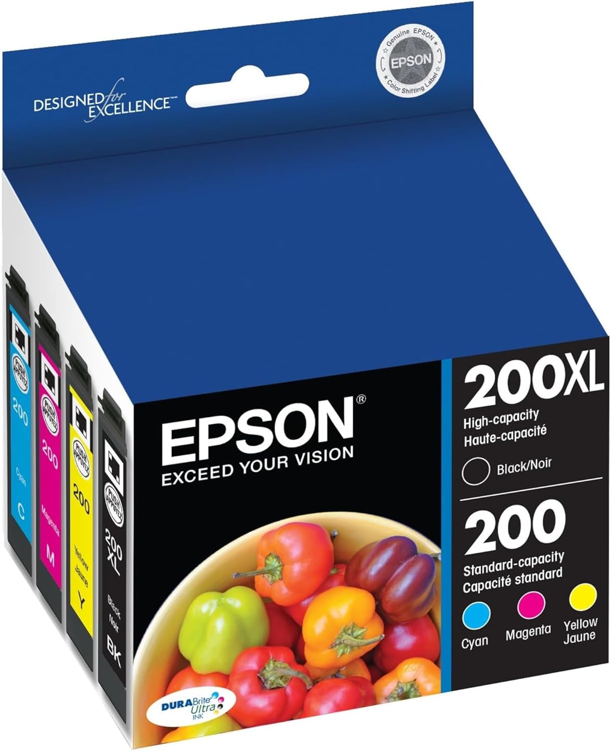 Epson T200XL-BCS DURABrite Ultra Ink Cartridge Combo Pack