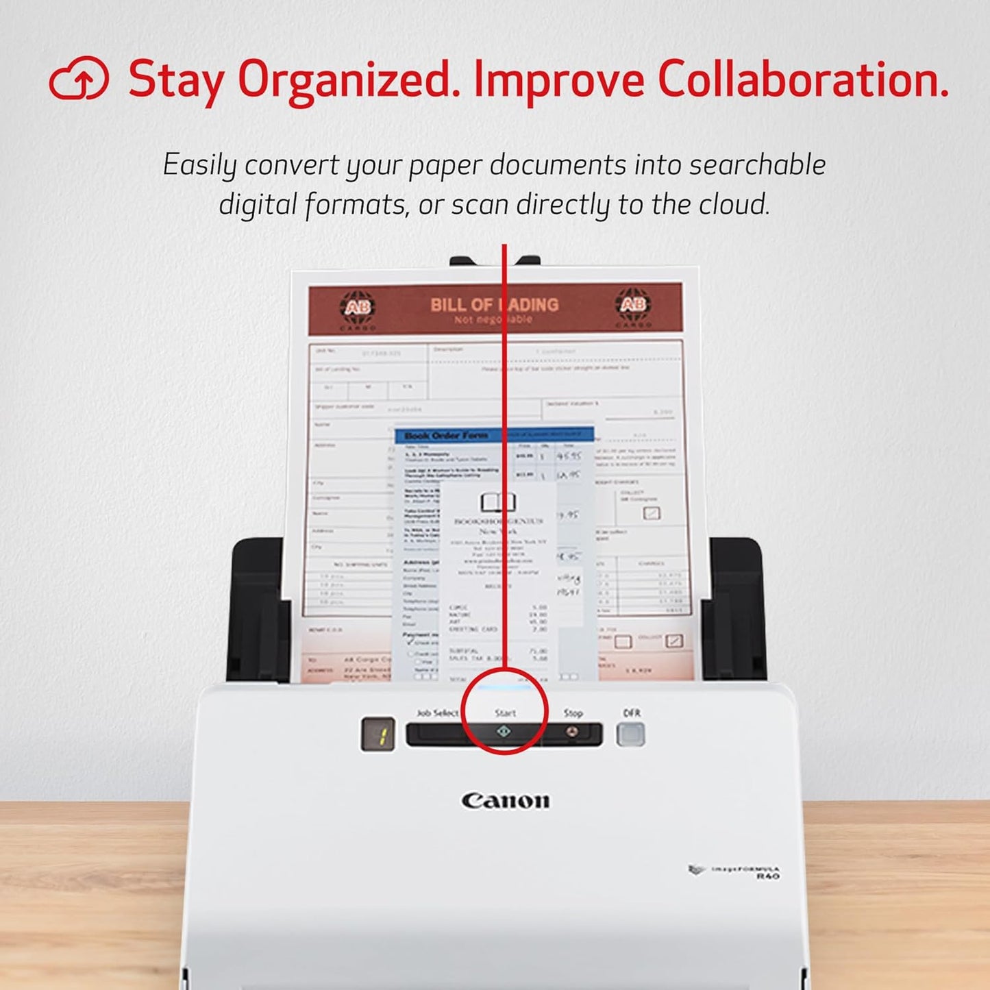 Canon 4229C001AA imageFORMULA R40 Document Scanner USB