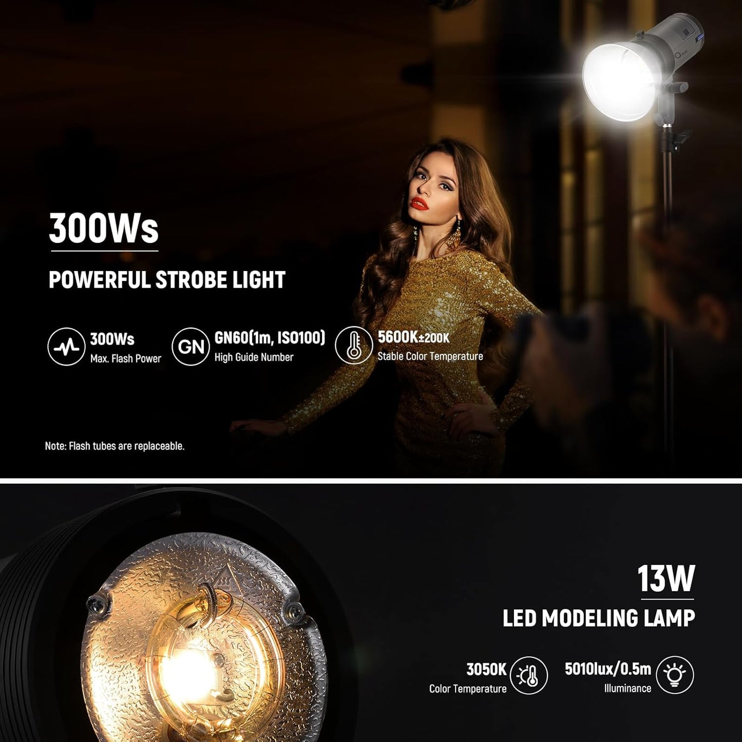 Neewer Q300 300Ws Wireless Outdoor Studio Flash