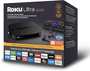 Roku 4661RW Ultra Streaming Player JBL Headphones 2018