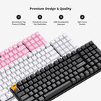 Glorious GLO-GMMK2-96-FOX-W GMMK 2 TKL Barebones Keyboard