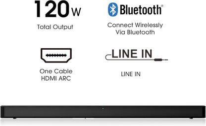 Hisense HS205G 2.0Ch 120W DTS Virtual:X Sound Bar