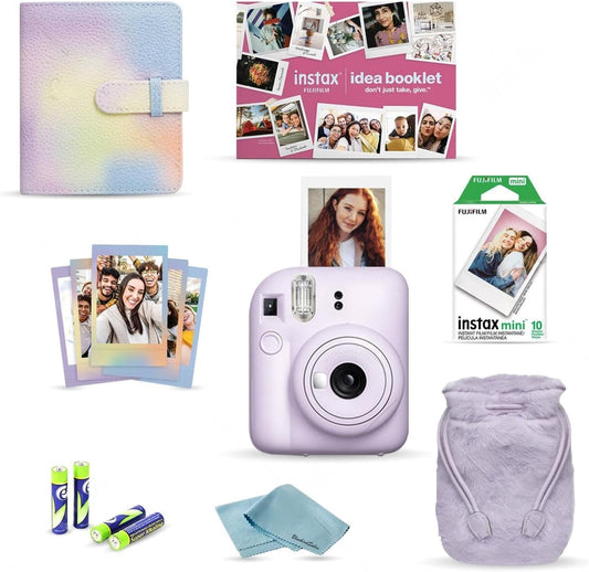 Fujifilm INSTAX Mini 12 Holiday Bundle Lilac Purple