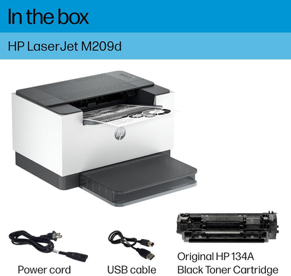 HP 8J9L0F#BGJ LaserJet M209d Duplex Laser Printer