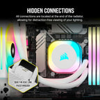 Corsair CW-9061006-WW iCUE Link H150i RGB Liquid CPU Cooler - White