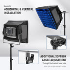 Neewer NL660, RGB660 PRO II Softbox Diffuser with Grid
