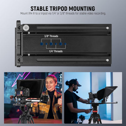 Neewer X14 III Teleprompter with Remote & App Control