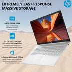 HP Essential 17 Laptop Ryzen 5 64GB 2.5TB SSD Win 11 Pro