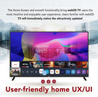 RCA RWOSU6547 65-inch Class webOS 4K UHD HDR Smart TV