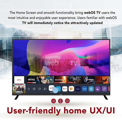 RCA RWOSU8250 82-inch 4K UHD webOS Smart TV