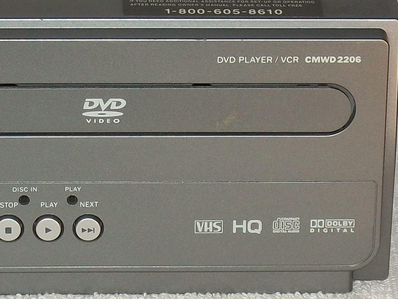 Magnavox MWD2206 DVD/VCR Combination Player Renewed