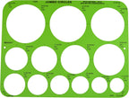 Westcott T-826 Jumbo Circles Template - Drawing Tool