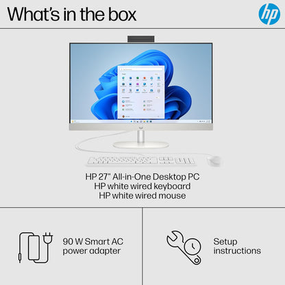 HP 27-cr0012 27" All-in-One Desktop PC (2024)