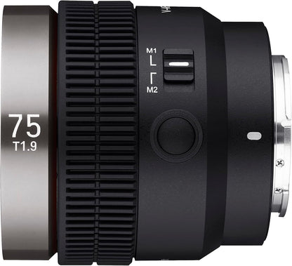 Samyang SYCAF75-NEX 75mm T1.9 Cine Auto Focus Lens