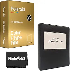Polaroid I-Type Golden Moments Film Double Pack + Album