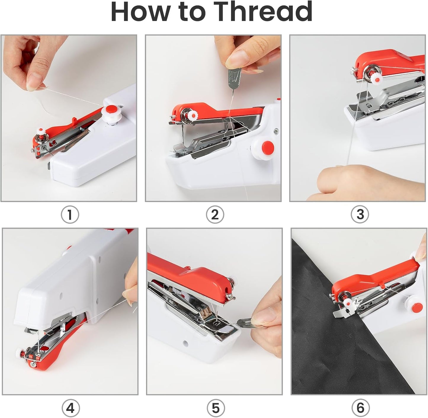 Western Digital YFHJDSDE-1 Mini Handheld Sewing Machine - Portable Stitcher