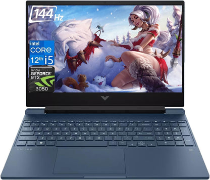HP Victus 15.6" Gaming Laptop - i5, RTX 3050, 32GB, 2TB SSD, 144Hz