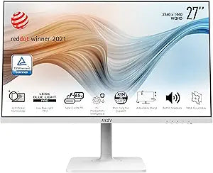 MSI Modern MD272QPW 27" QHD IPS 75Hz Monitor USB-C