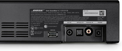 Bose SOI-SOUNDSTRB-B110 Solo Series II Soundbar Renewed