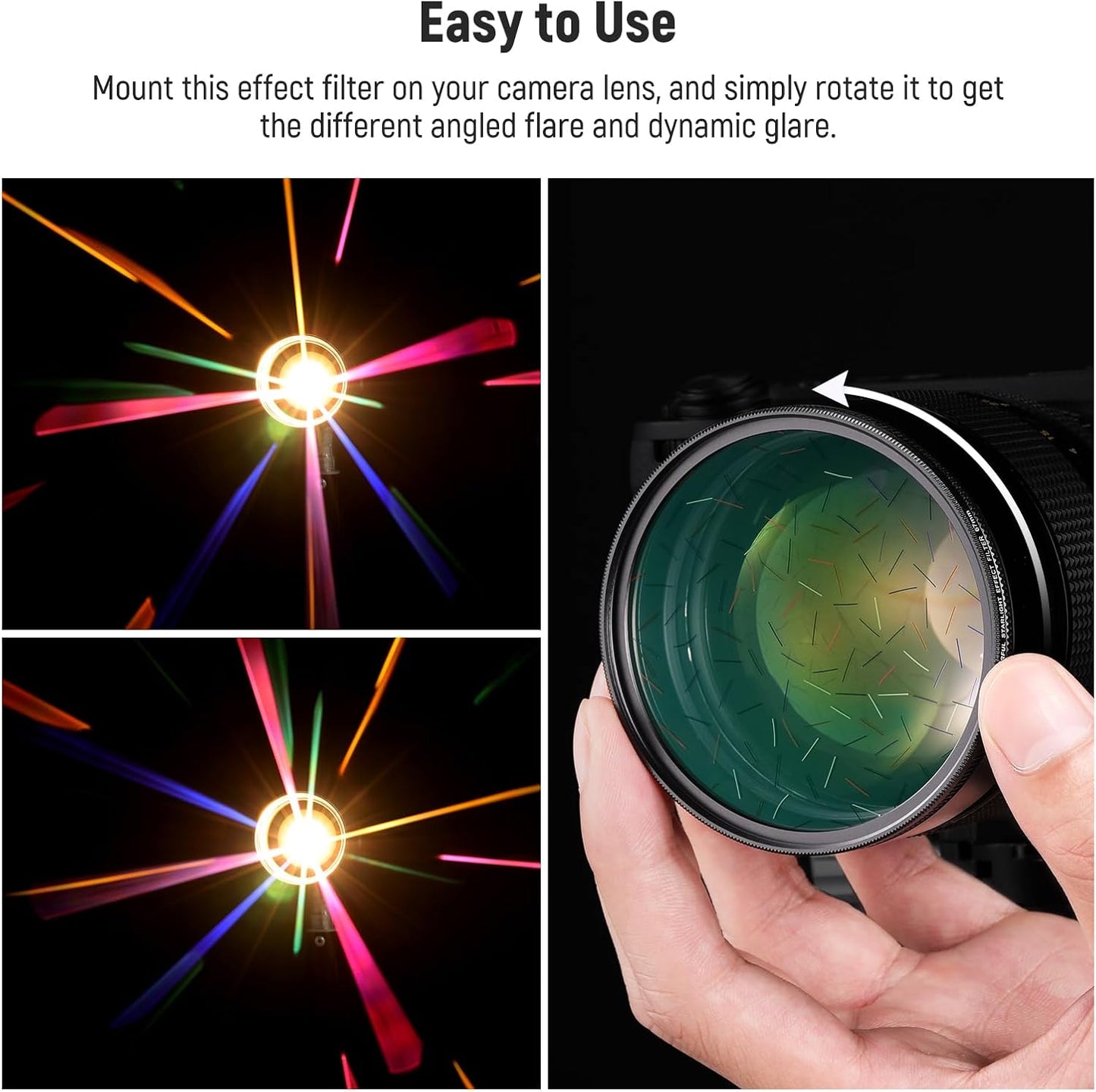 Neewer NW SERIES S 67mm Colorful Starlight Lens Filter