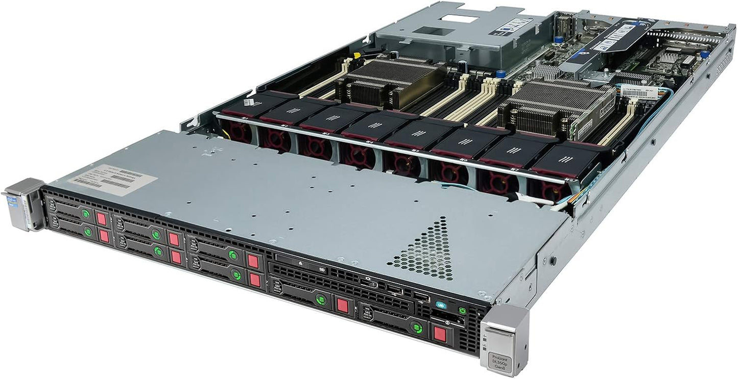 HP ProLiant DL360P G8 Server 2x E5-2680 32GB 2x 146GB Renewed